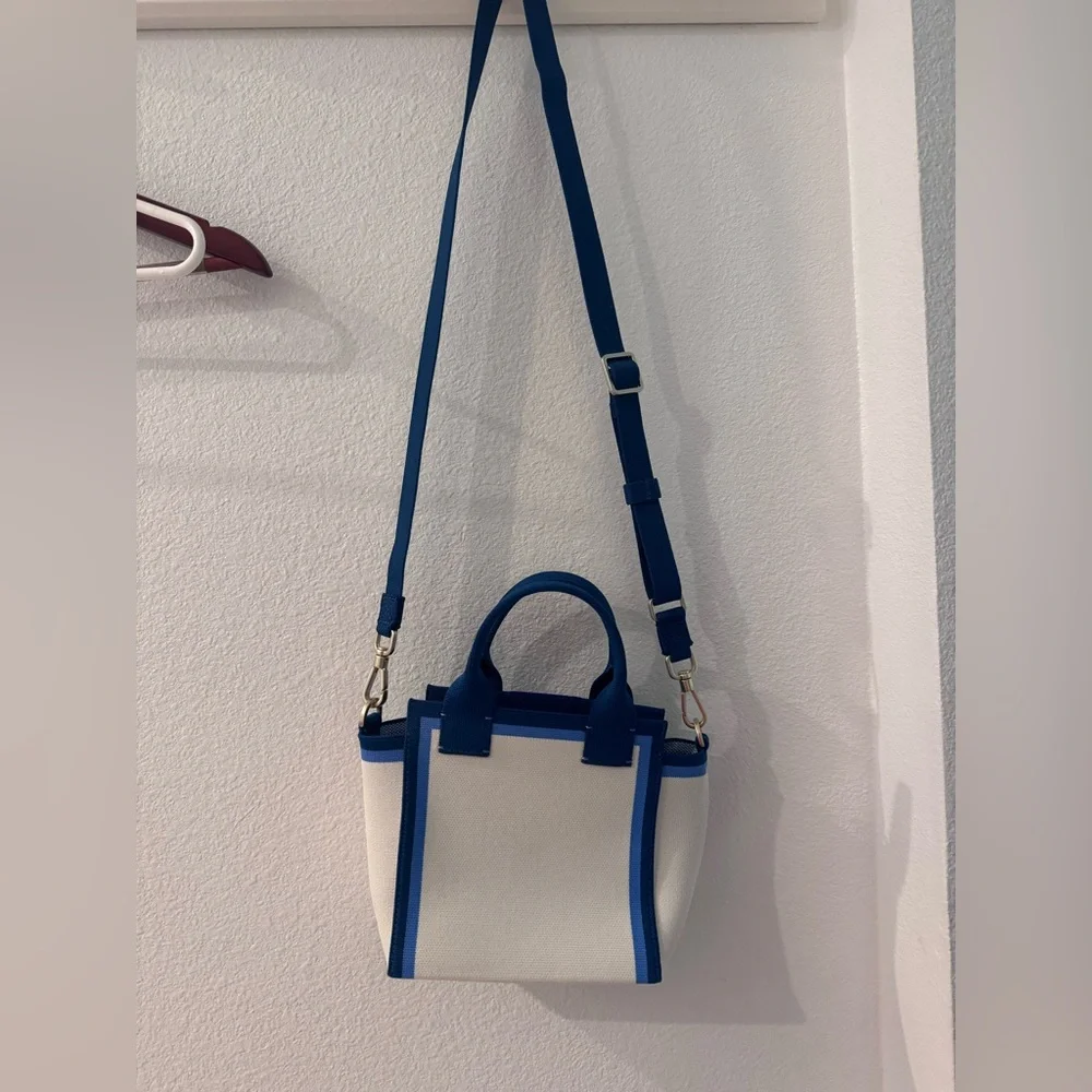 Rothy's Blue and White Mini Bag - Picture 2 of 3